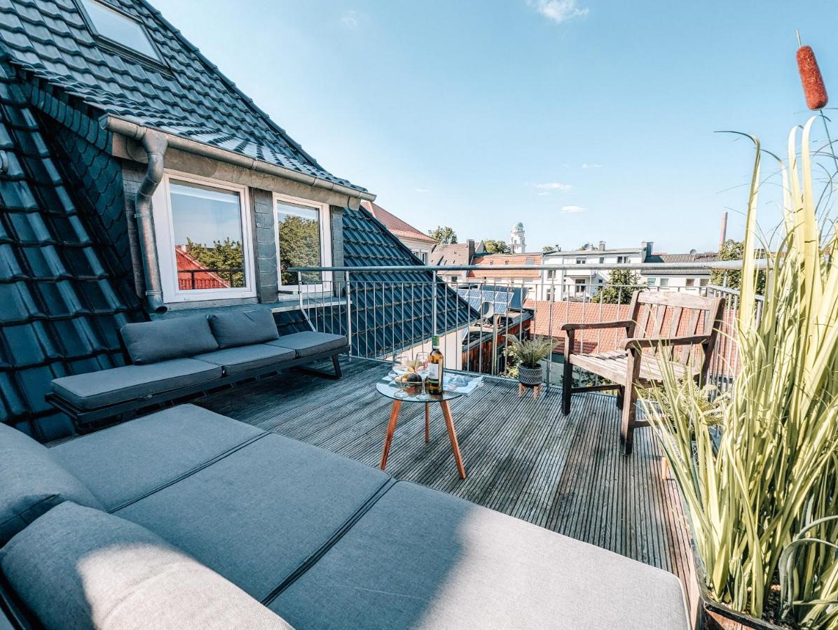 4-Schlafzimmer-Terrassensuite Oasis - Workspace Em-Apartments Deutschland ビーレフェルト エクステリア 写真